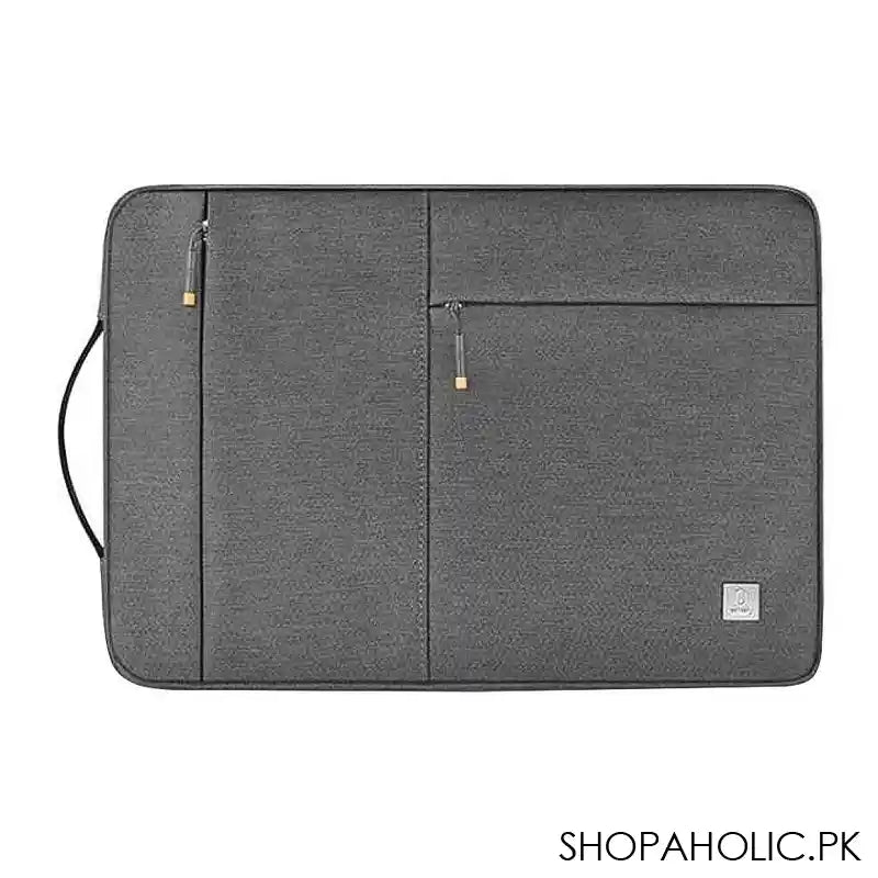 WIWU Alpha Slim Sleeve For Laptop, 14" (Fit Macbook Air) Grey - Main Image