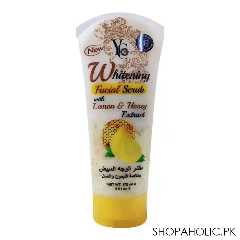 yc whitening facial scurb, lemon & honey extract, 175ml main image