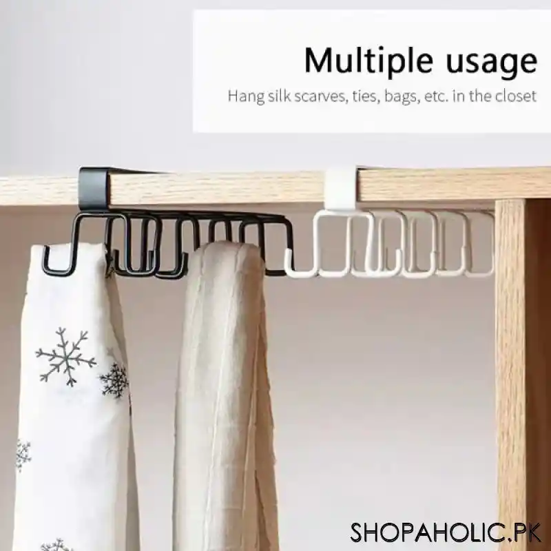 10 hooks cup holder cabinet shelf kitchen storage rack image3