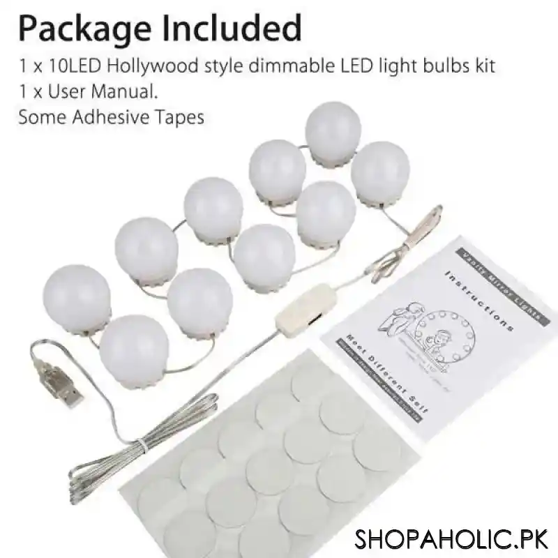 10 led vanity mirror lights kit image3