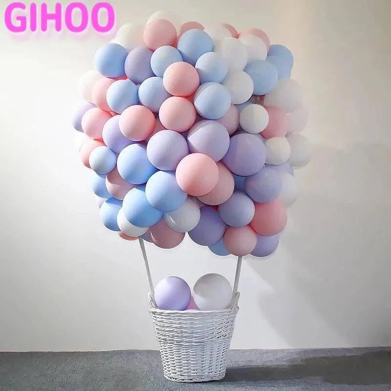 100 pcs mix candy color macaron latex balloons image2