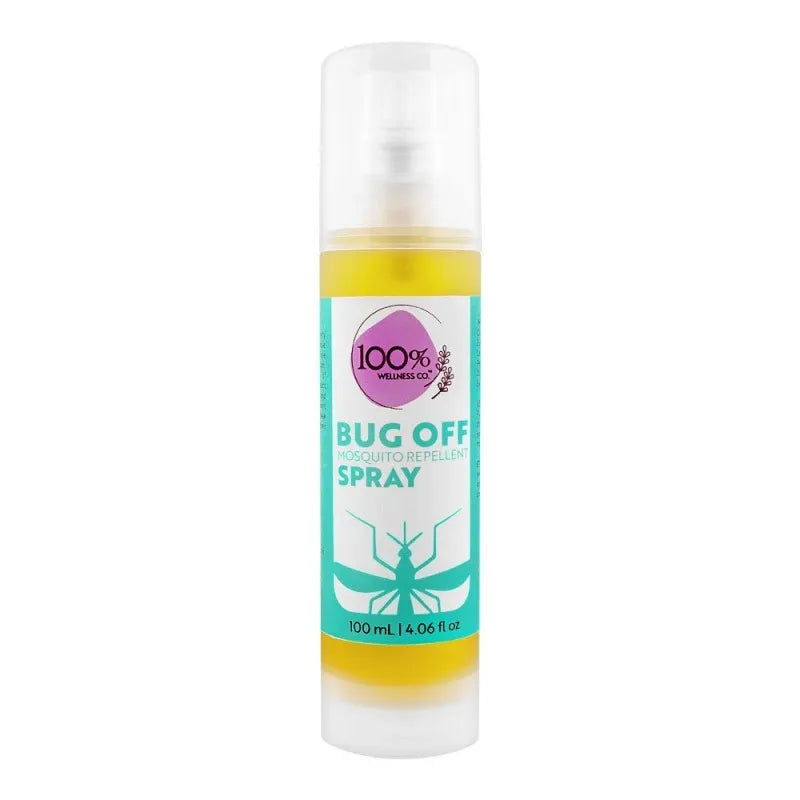 100% wellness co bug off mosquito repellent spray, 100ml main image