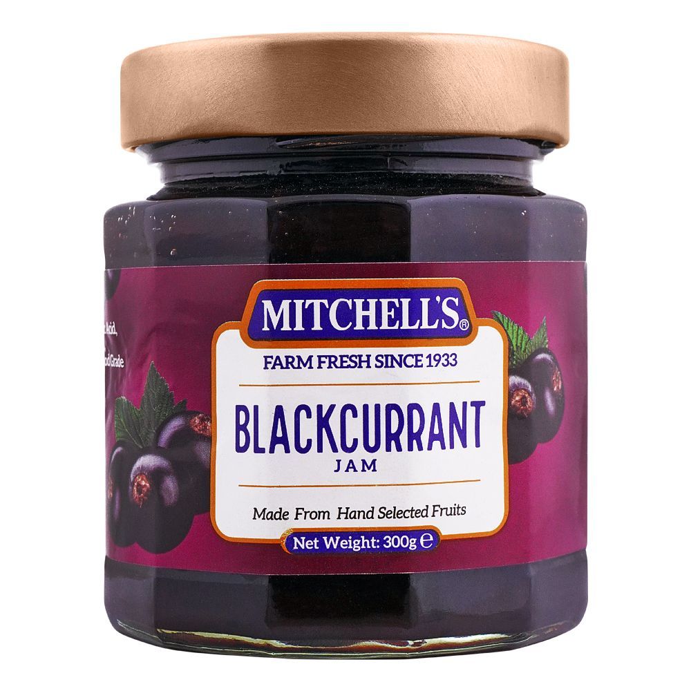 Mitchell's Blackcurrant Jam, 300g - Main Image