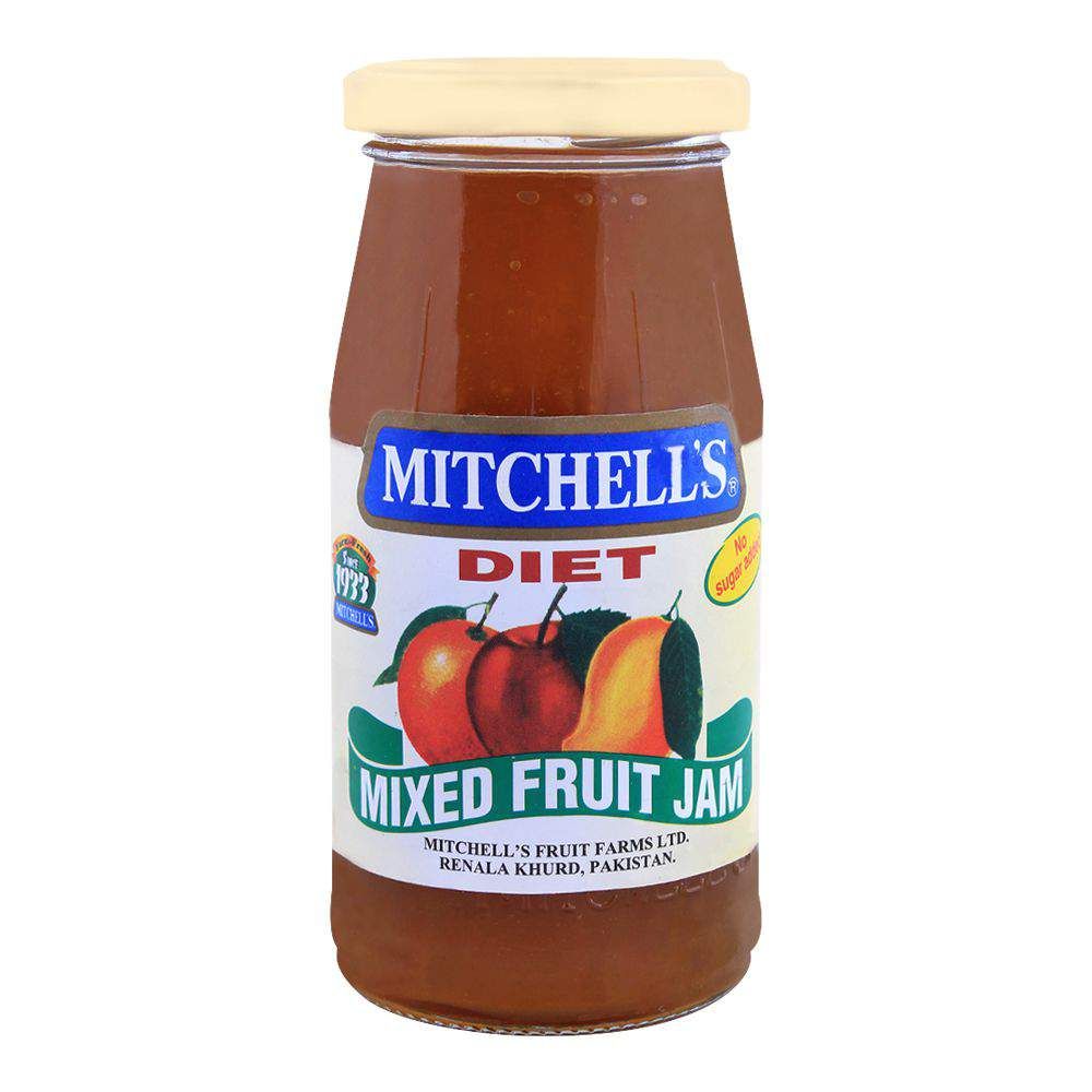 Mitchell's Mixed Fruit Diet Jam 325g - Main Image