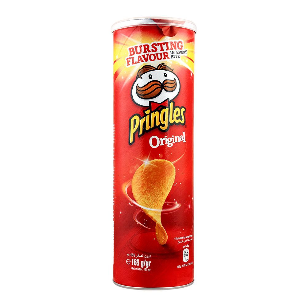 Pringles Potato Crisps, Original Flavor, 165g - Main Image