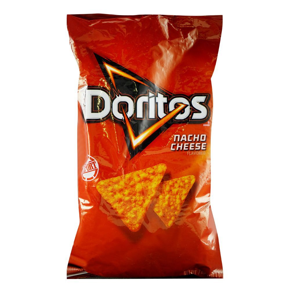 Doritos Nacho Cheese Snacks, 198.4g - Main Image