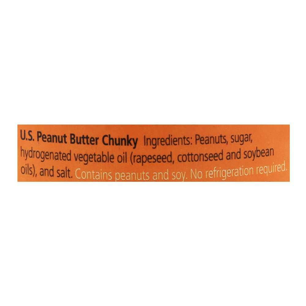 American Garden U.S. Peanut Butter, Chunky, 340g - Image 3