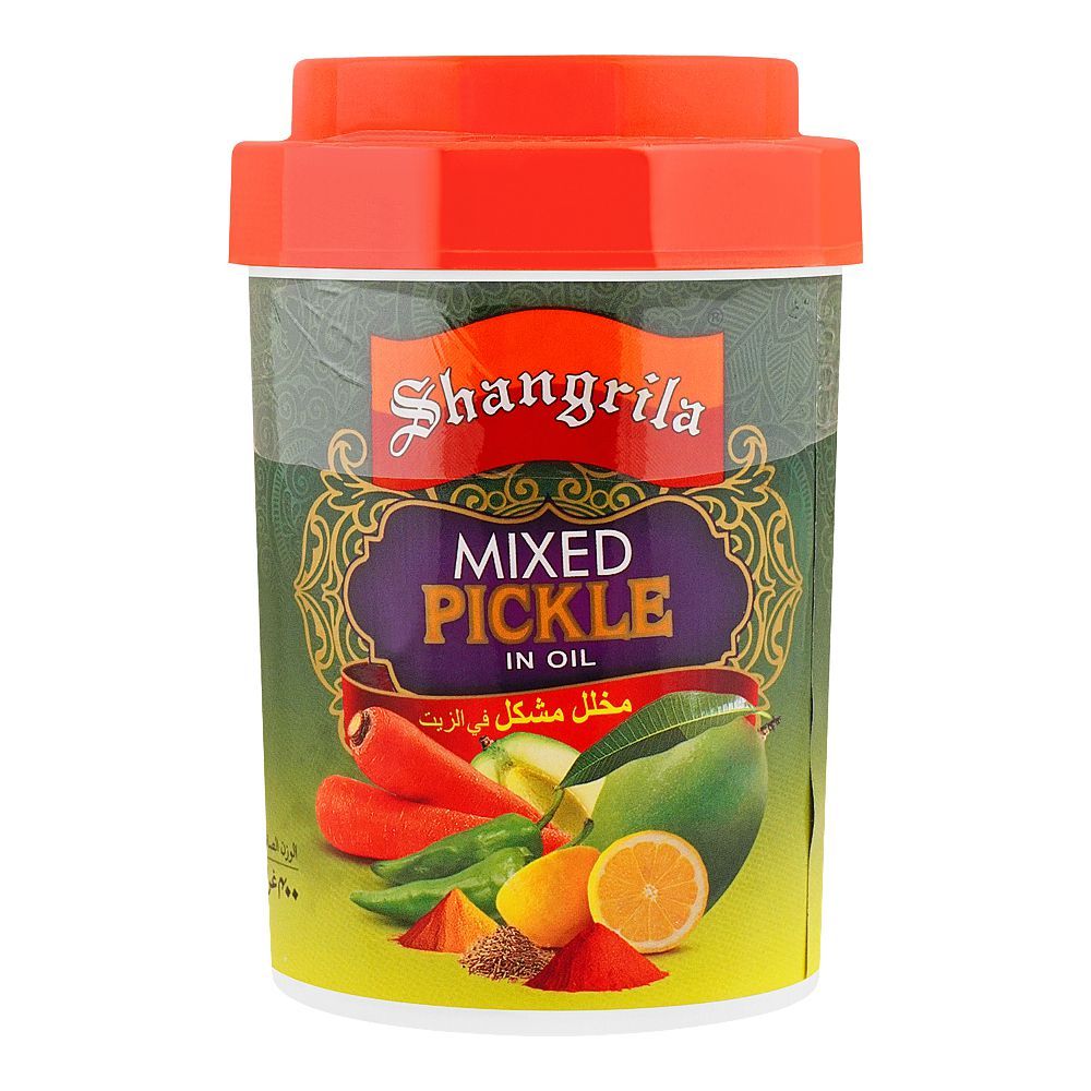 Shangrila Mixed Pickle In Oil, Jar, 400g - Main Image