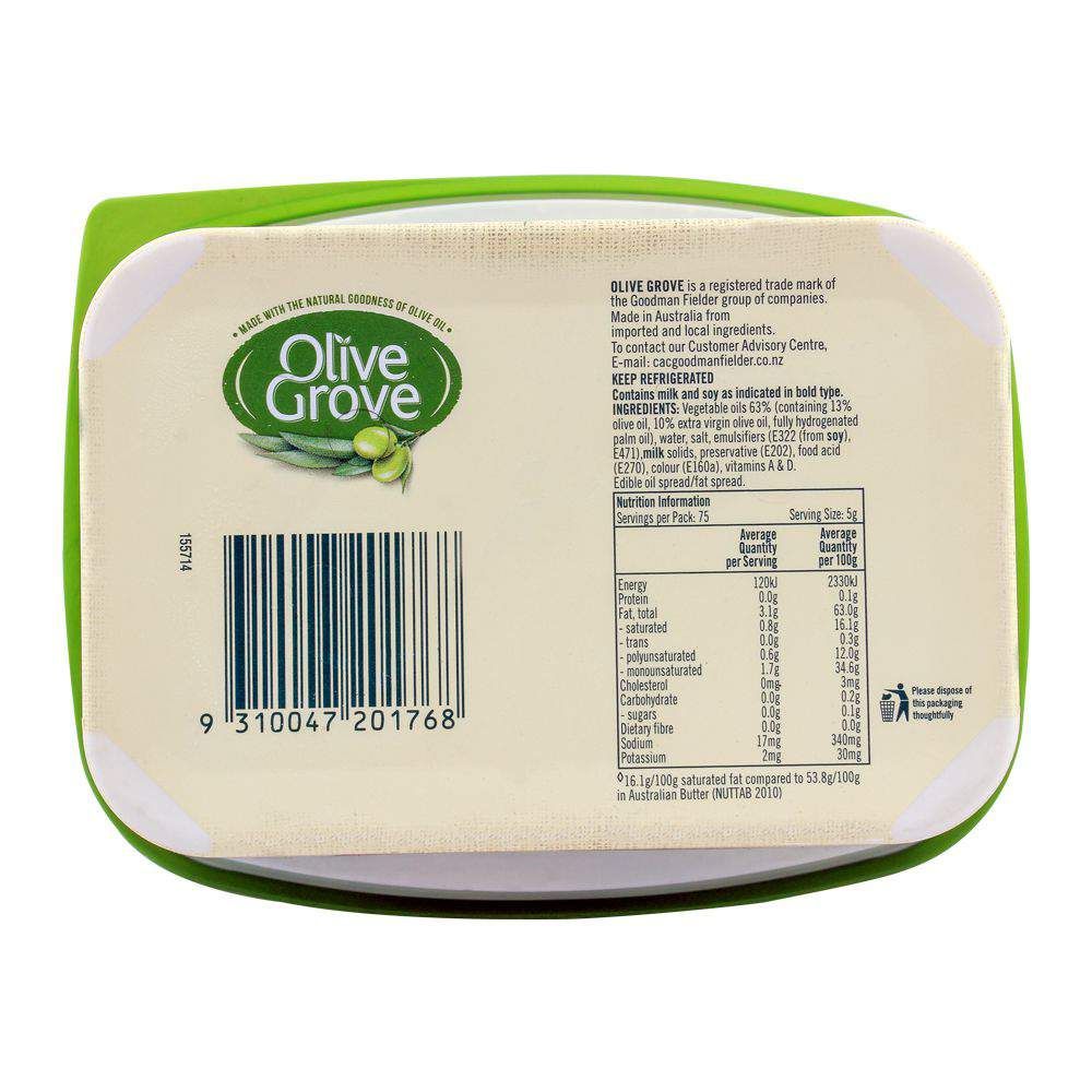 Olive Grove Extra Virgin Rich Tasting Spread 375g - Image 3