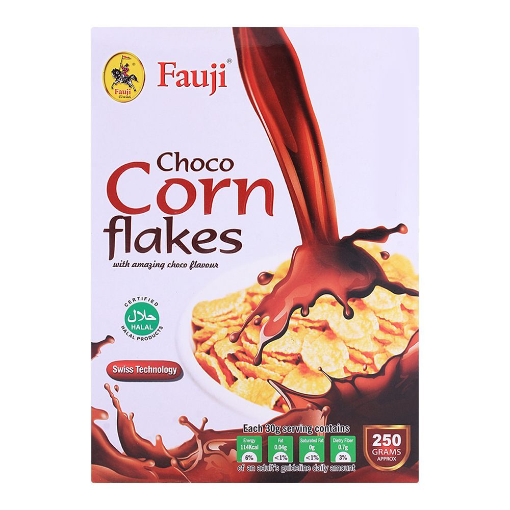 Fauji Choco Corn Flakes 250gm - Main Image