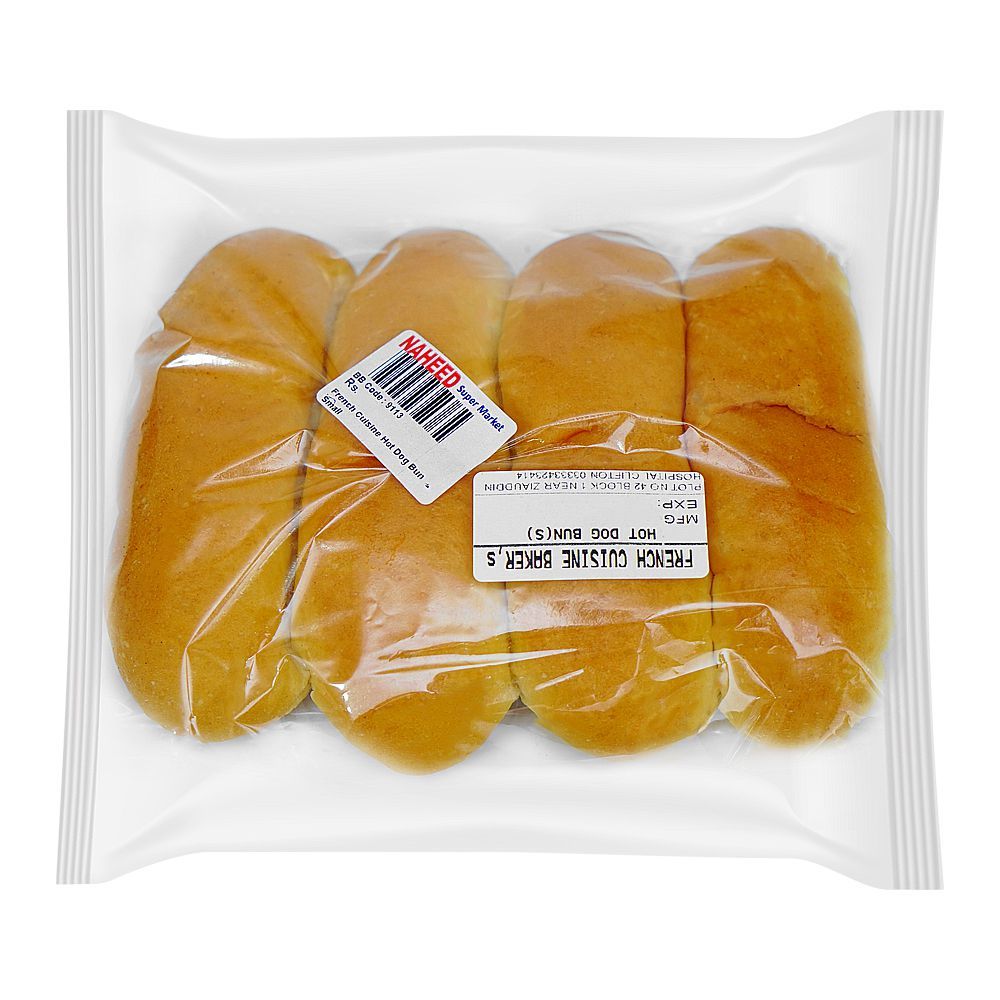 French Cuisine Hot Dog Bun, Small, 4-Pack - Main Image