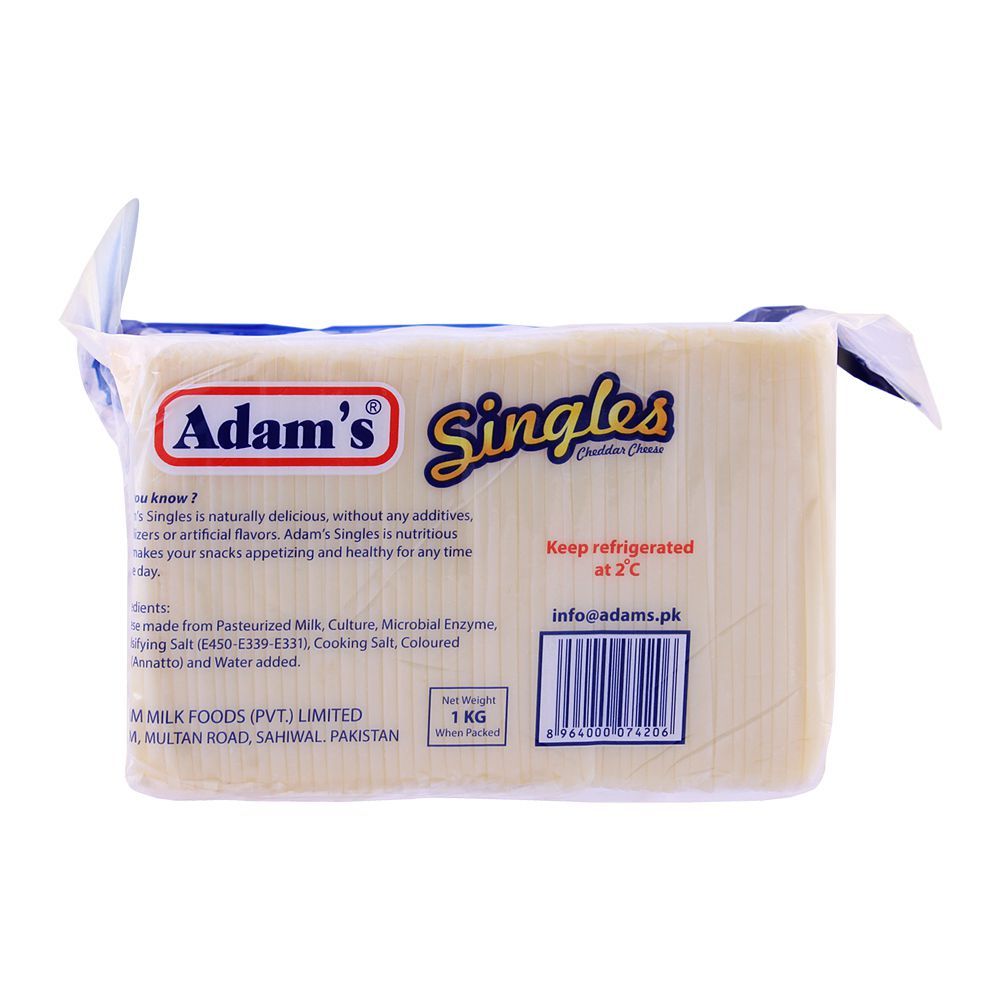 Adam's Cheddar Cheese Singles 1 KG - Image 2