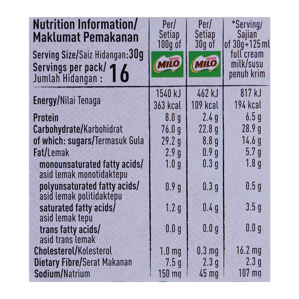 Milo Breakfast Cereal 500g - Image 4