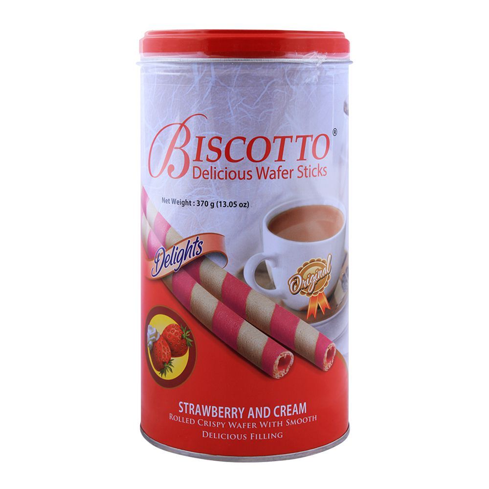 Biscotto Strawberry Wafer Stick s370gm - Main Image