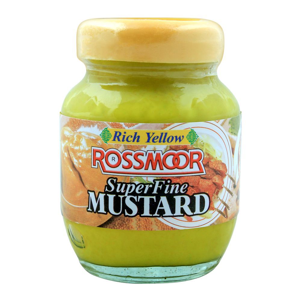 Rossmorr Super Fine Mustard Paste, Rich Yellow, 165g - Main Image