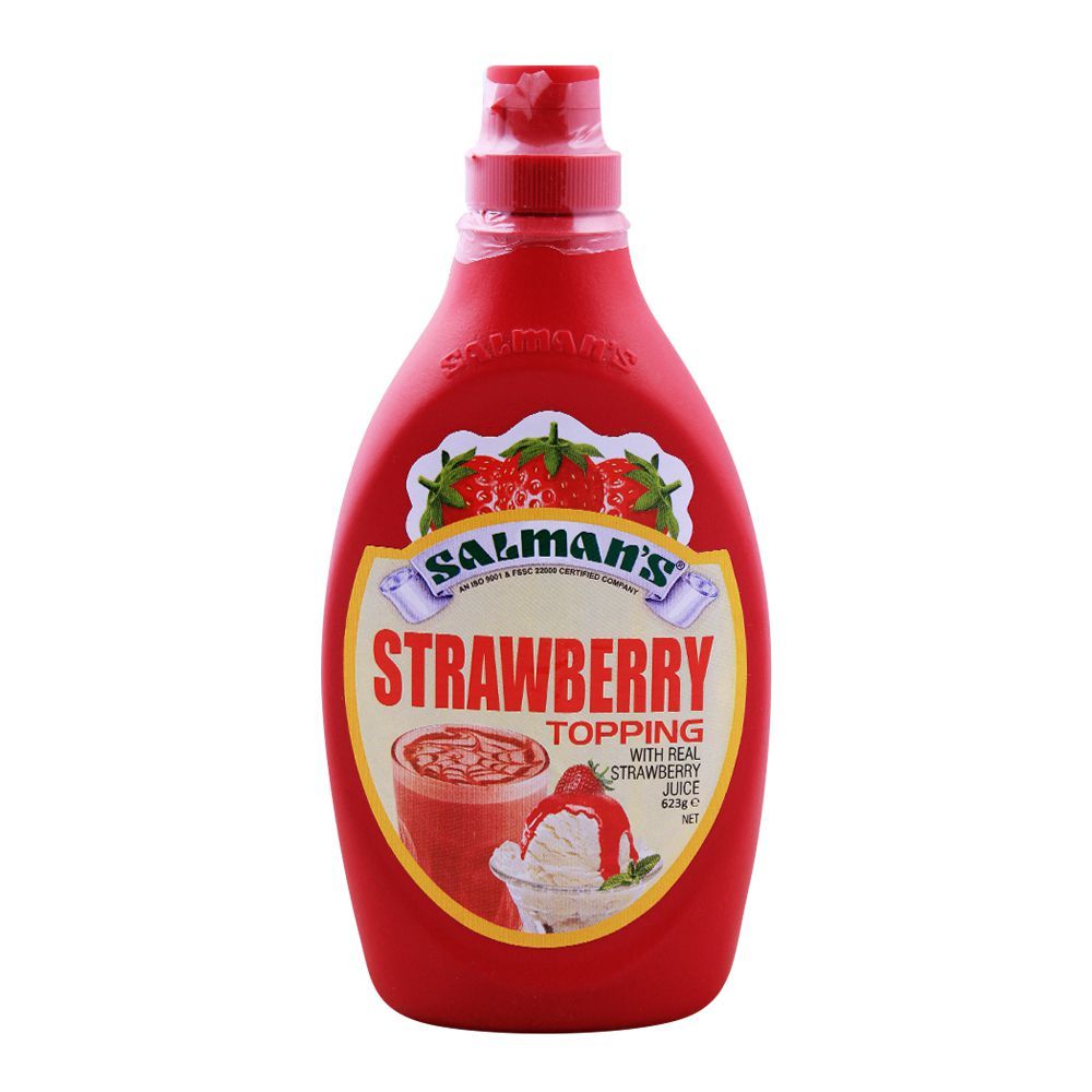 Salmans Strawberry Topping 623g - Main Image