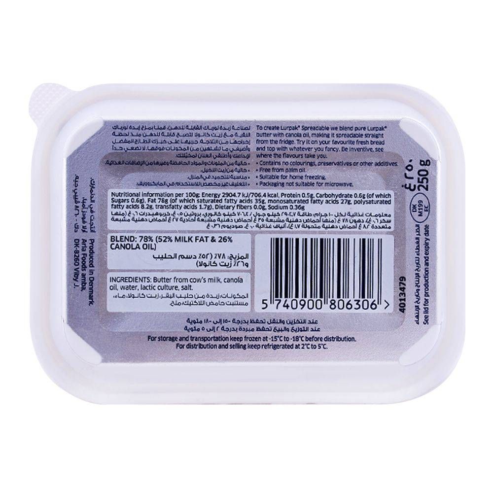 Lurpak Salted Spreadable Butter 250g - Image 3