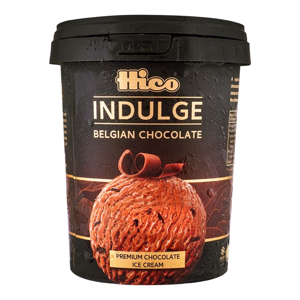 Hico Indulge Belgian Chocolate Ice Cream, 500ml - Image 2