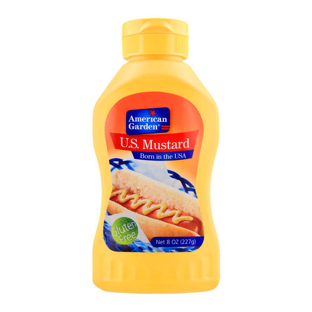 American Garden U.S. Mustard, Pump, 8oz/227g - Main Image