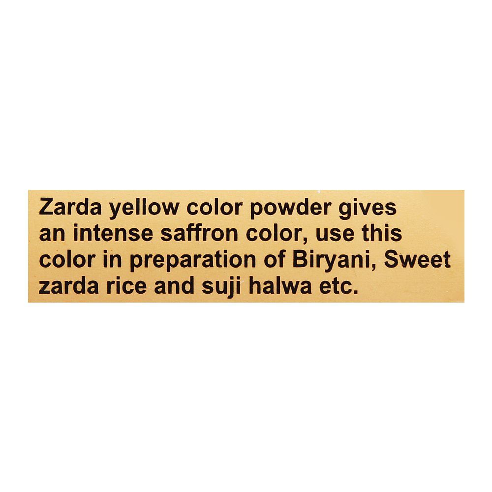 My Cook Zarda Yellow Food Colour, 25g - Image 3