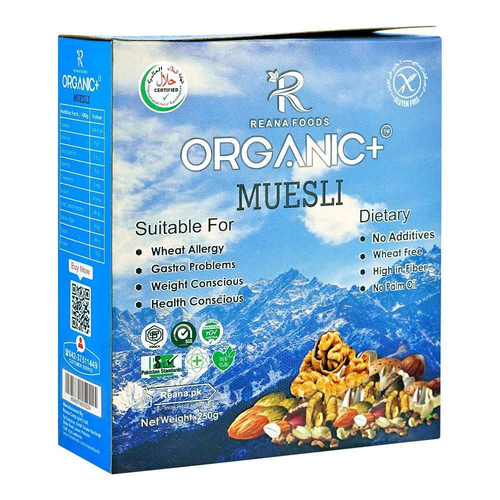 Reana Organic Muesli, Wheat Fee, 250g - Main Image