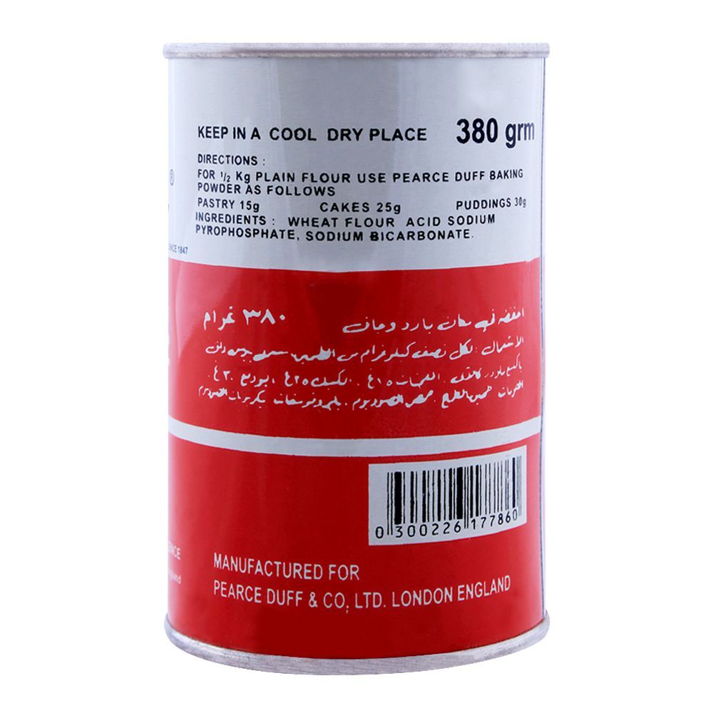 Pearce Duff Baking Powder 380g - Image 2