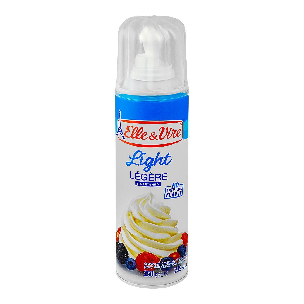 Elle & Vire Light Whipping Cream, 250ml - Main Image