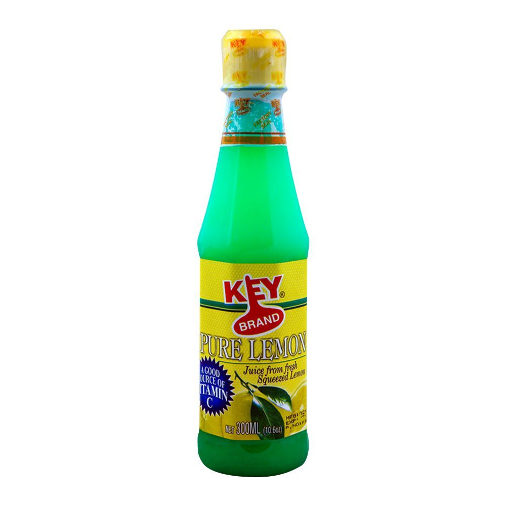 Key Brand Pure Lemon Juice 300ml - Main Image