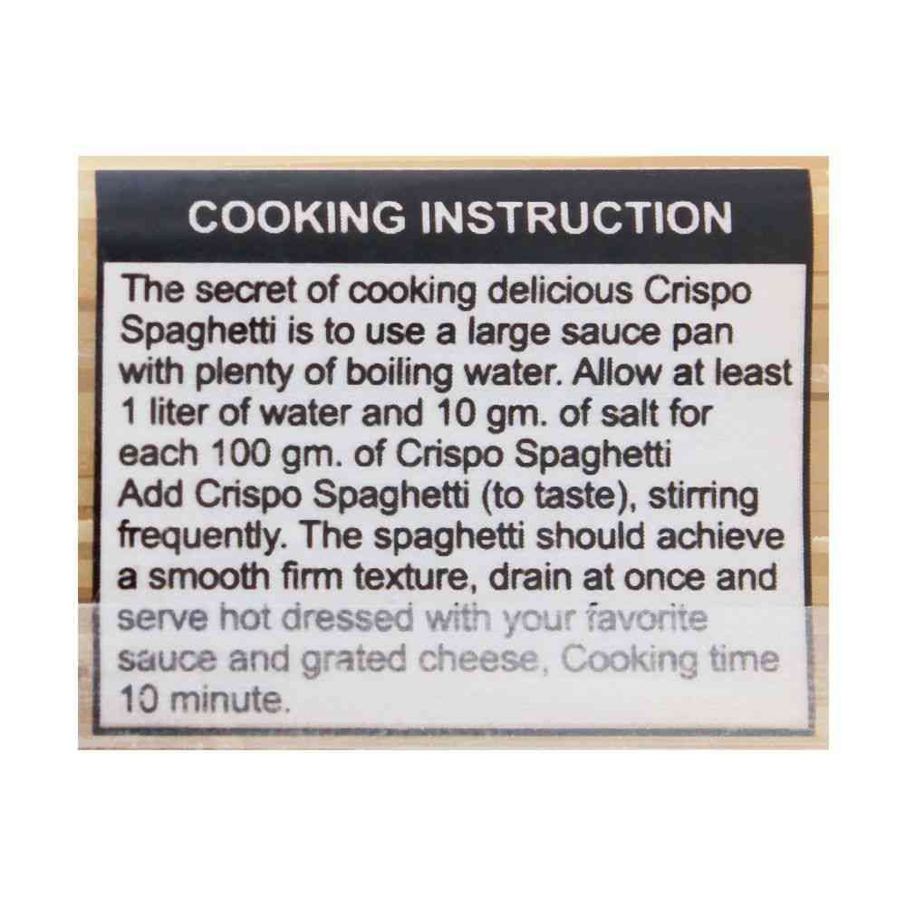 Crispo Spaghetti, 500g - Image 4