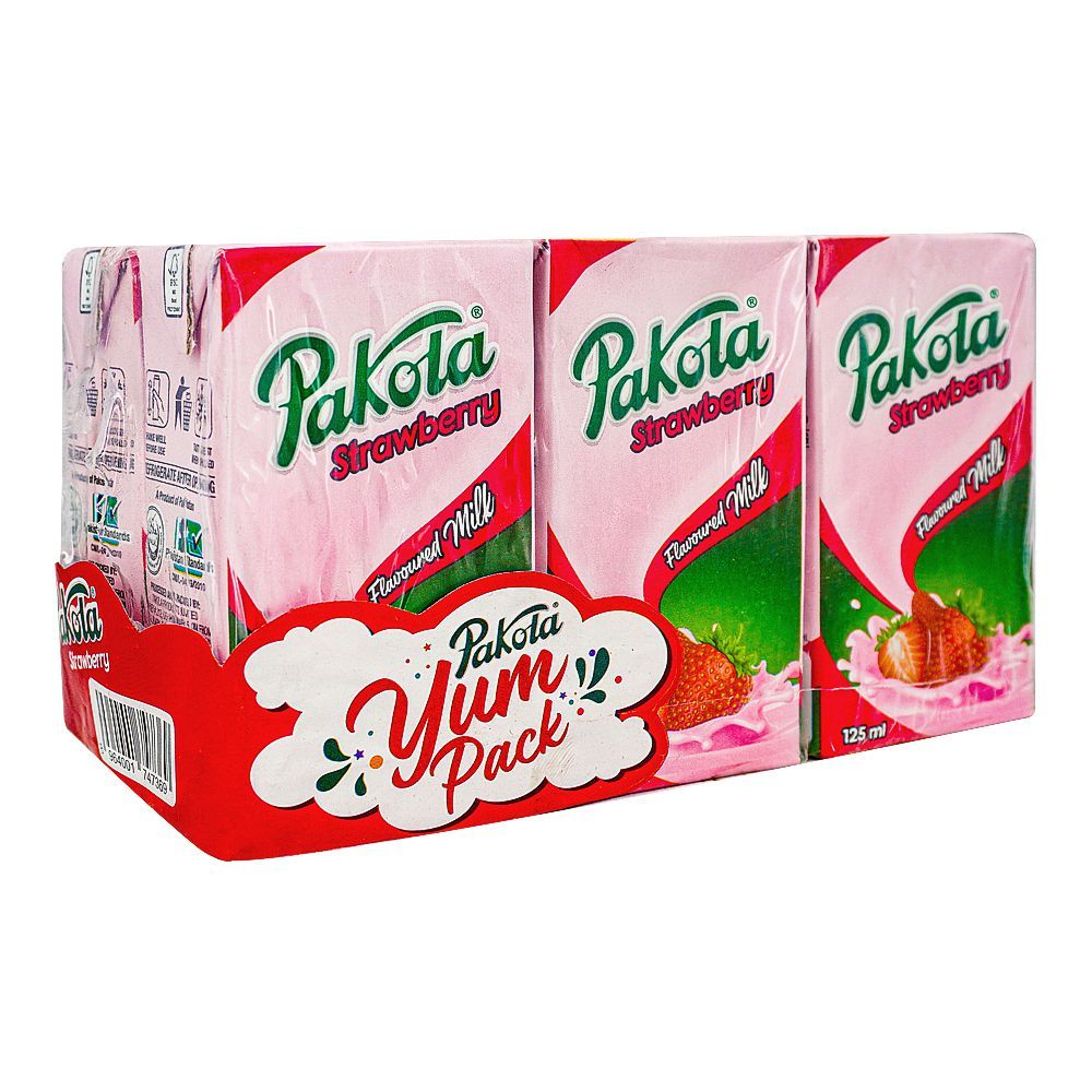 Pakola Yum Strawberry Flavored Milk, 125ml - Image 2