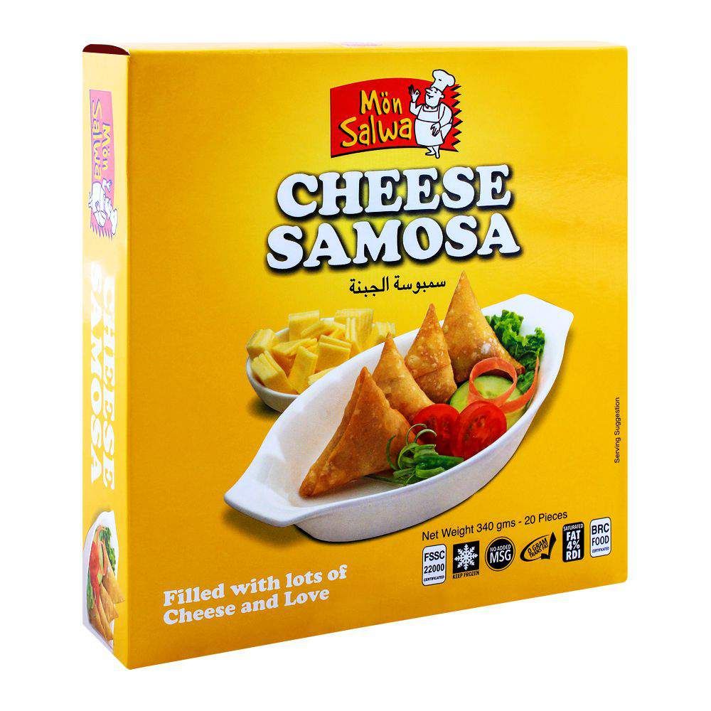 MonSalwa Cheese Samosa 20 Pieces - Main Image