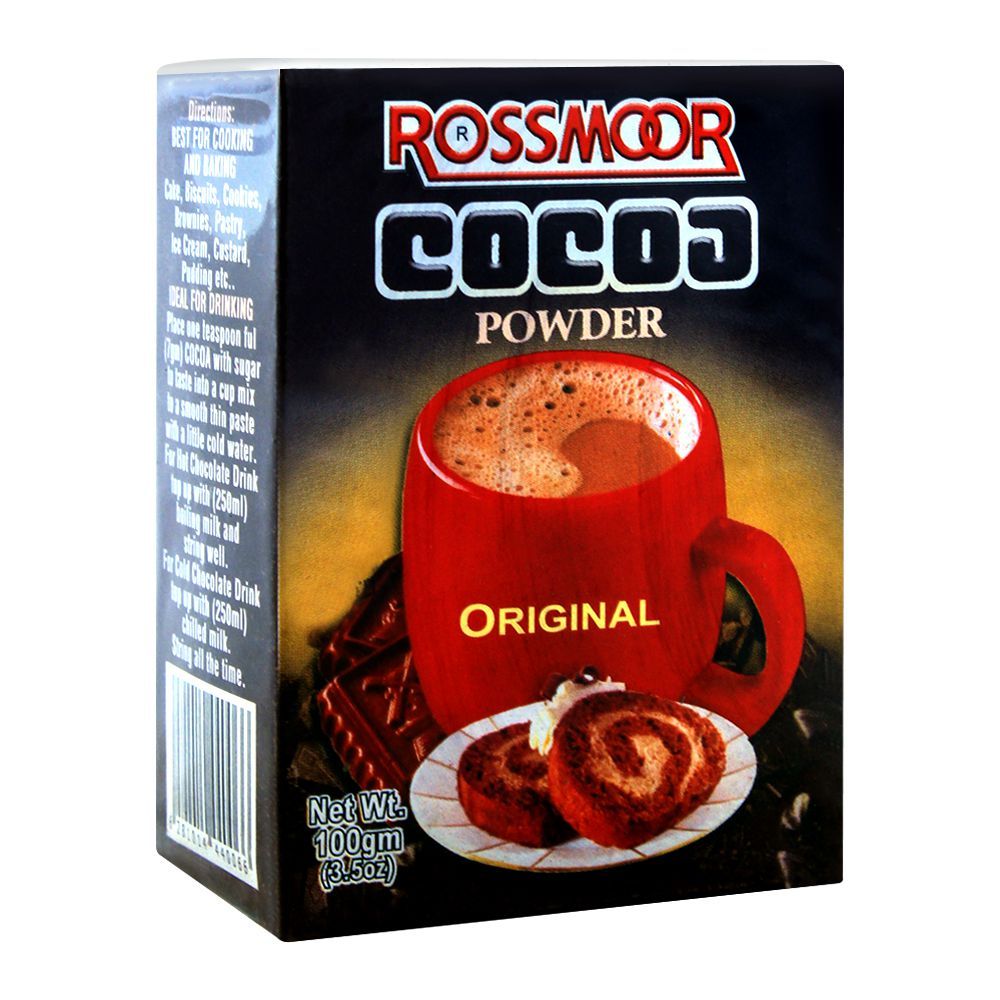 Rossmorr Cocoa Powder, Original, 100g - Main Image