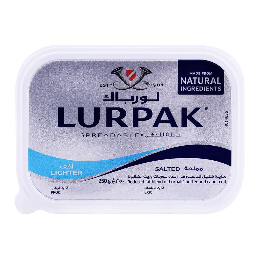 Lurpak Salted Lighter Spreadable Butter 250g - Main Image