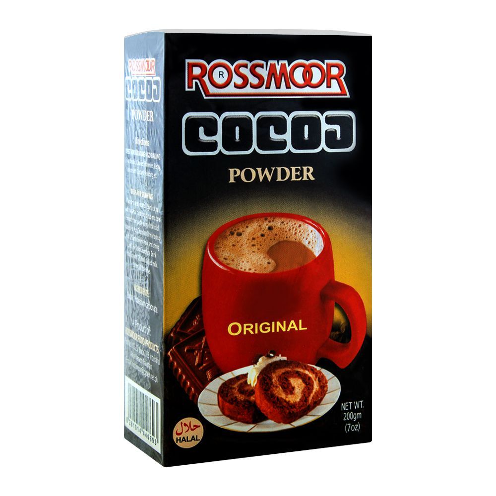 Rossmorr Cocoa Powder, Original, 200g - Main Image