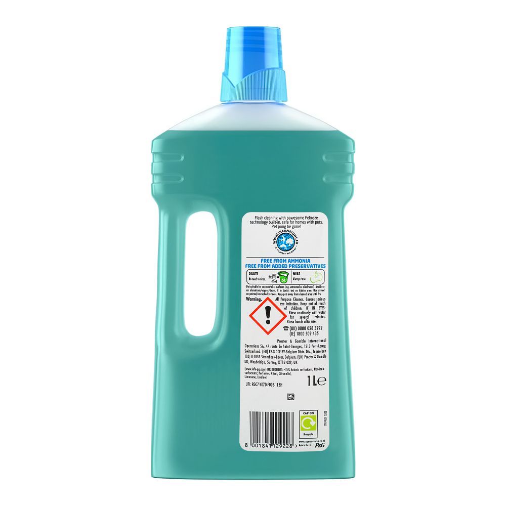 Flash All Purpose Liquid Cleaner Citrus, 1 Liter - Image 2