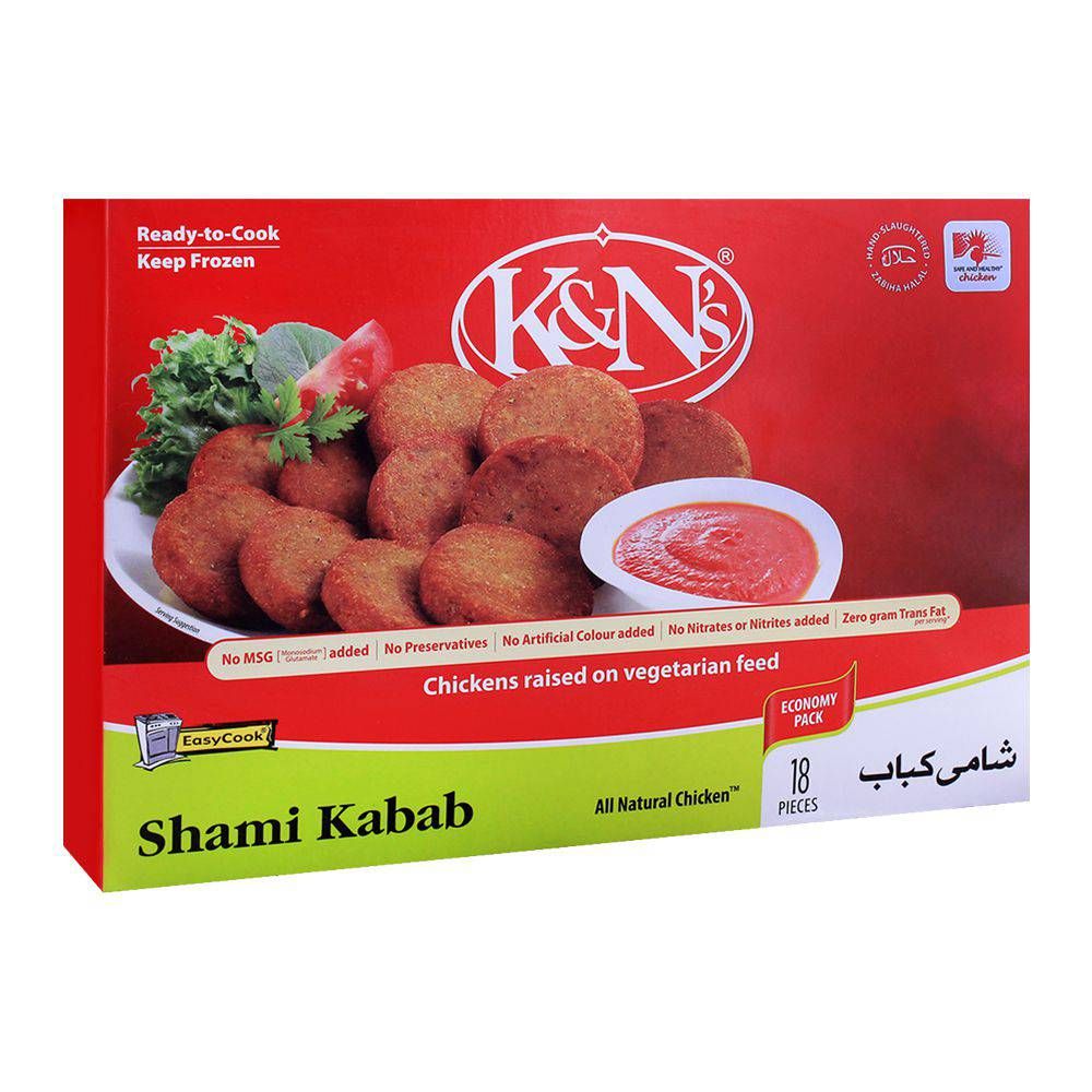 K&N's Chicken Shami Kabab, 18-Pack, 648g - Main Image