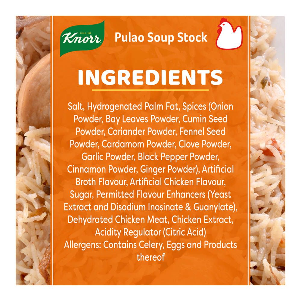 Knorr Cubes, Pulao Soup Stock 18g - Image 3