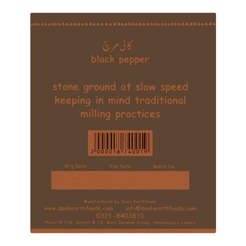 Daali Black Pepper Powder, 100g - Image 2