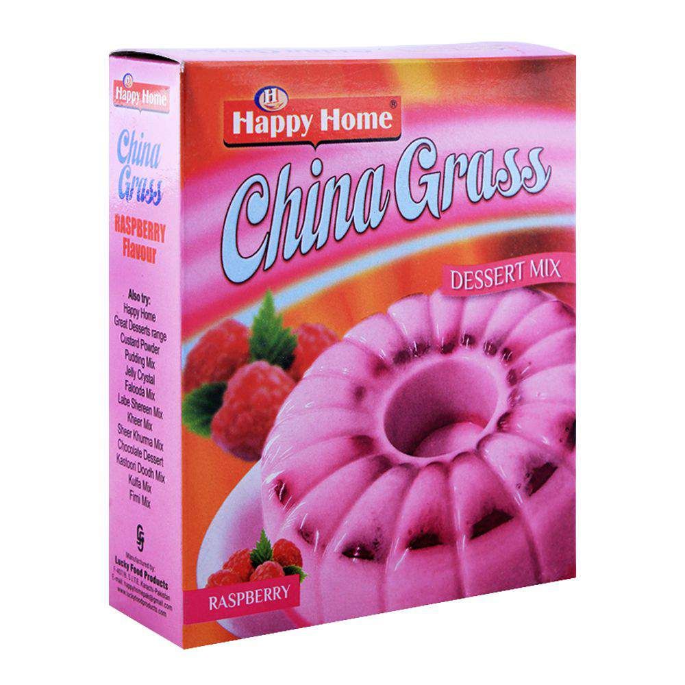 Happy Home China Grass Dessert Mix, Raspberry, 80g - Main Image