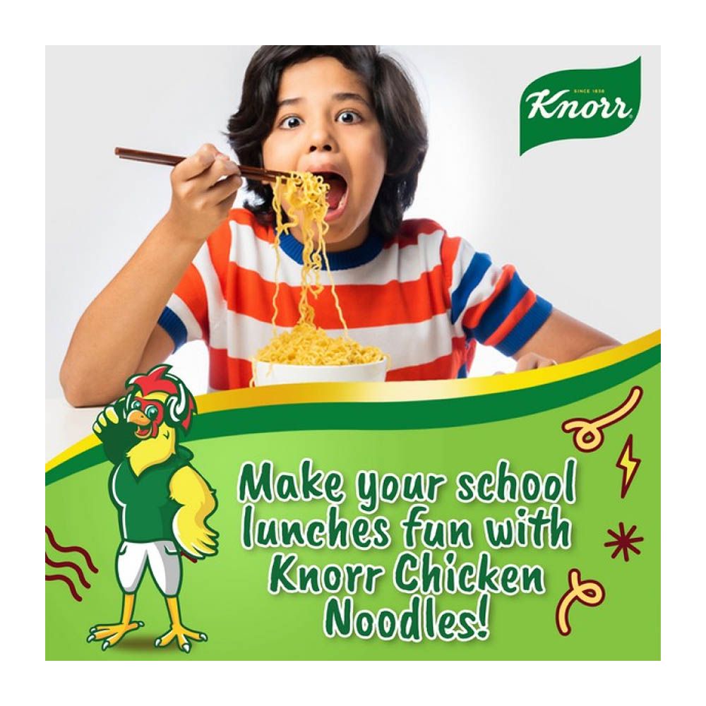 Knorr Noodles Chicken Party Pack, No Added Colors or Preservatives, One Serve 50g, 6-Packs Inside - Image 13