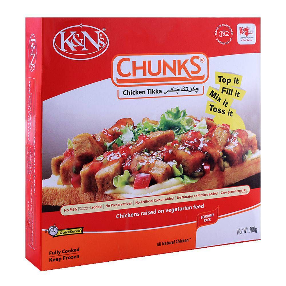 K&N's Chicken Tikka Chunks 700g - Main Image