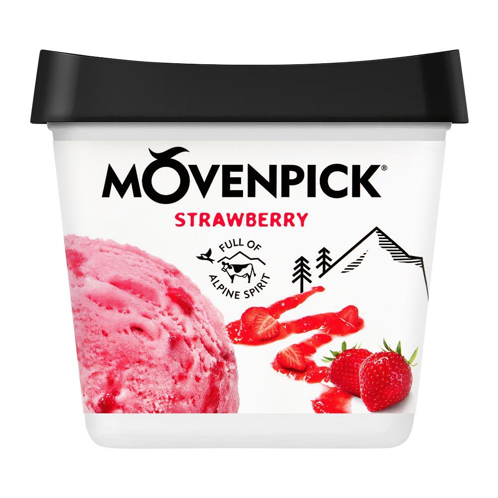 Movenpick Strawberry Ice Cream, 900ml - Main Image