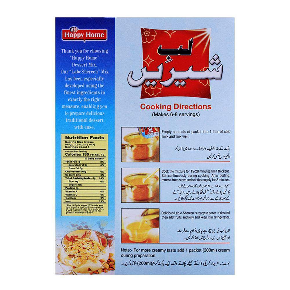 Happy Home Vanilla Labe Shreen Dessert Mix150g - Image 2