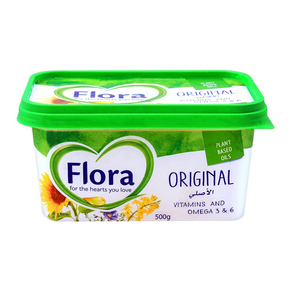 Flora Original Spread, Plant Based Oil, 500g - Main Image