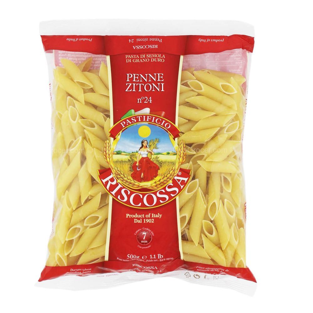 Riscossa Penne Zitoni Pasta, No. 24, 500g - Main Image