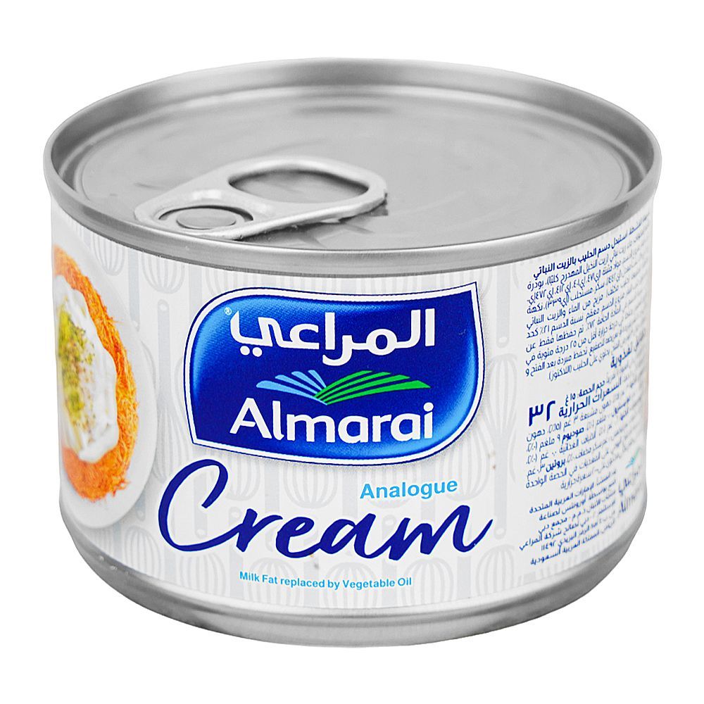 Almarai Analogue Cream, Milk Fat Replaced by Vegetable Oil, 170g Tin - Main Image