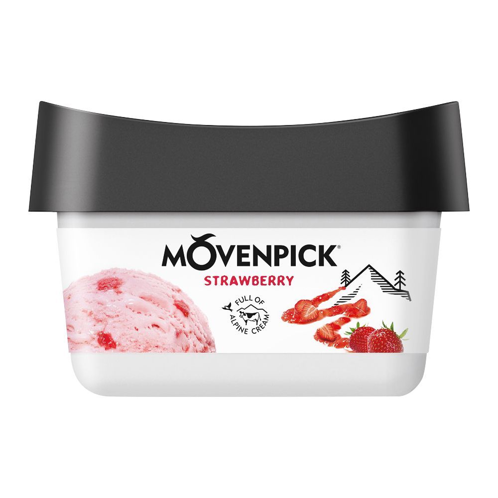 Movenpick Strawberry Ice Cream, 100ml - Main Image