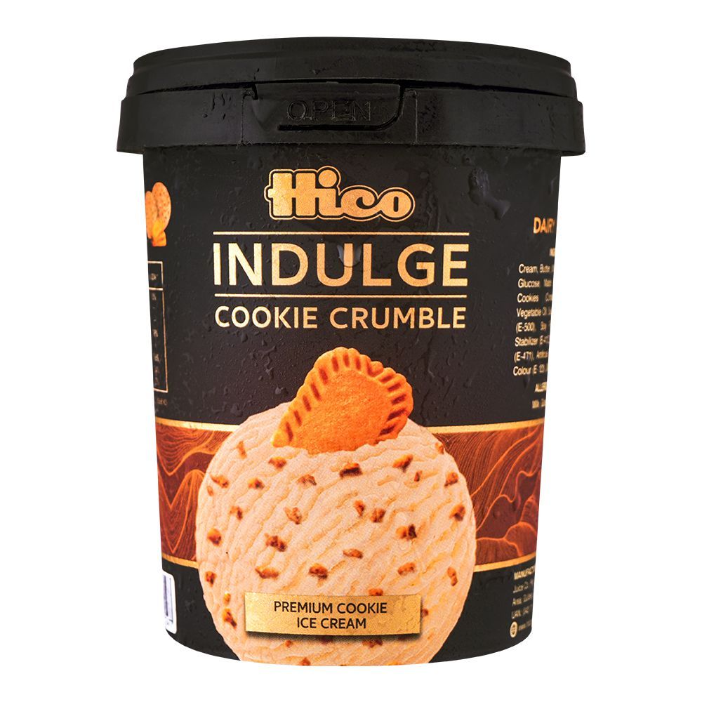 Hico Indulge Cookie Crumble Ice Cream, 500ml - Image 2