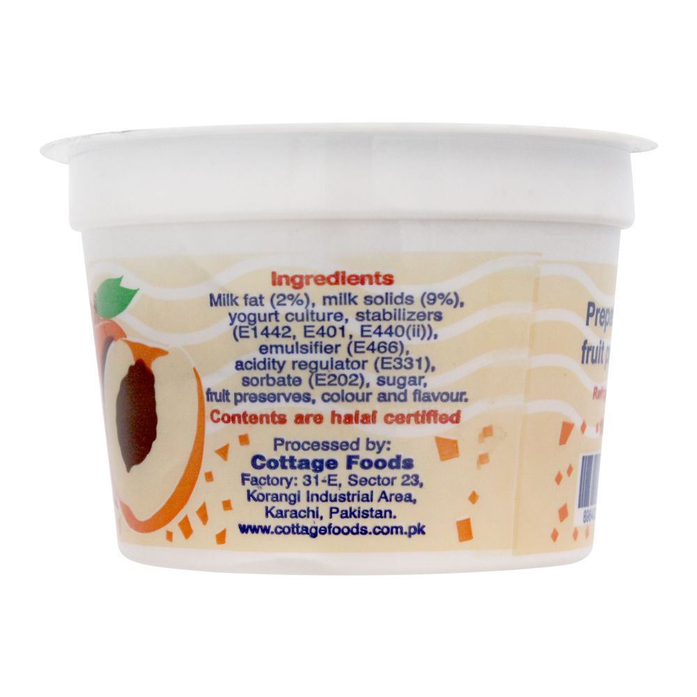 Cottage Peach Yogurt, 100g - Image 2