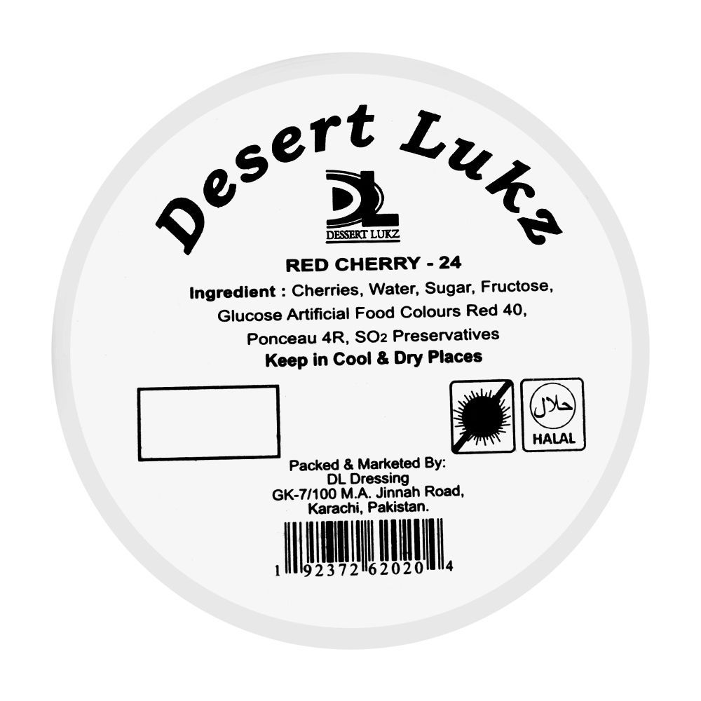 Dessert Lukz Red Cherry-24 Toppings, 100g - Image 2